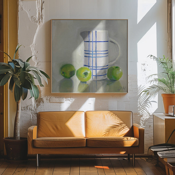 Lauren S Still Life - Square Stretched Canvas, Poster or Fine Art Print I Heart Wall Art