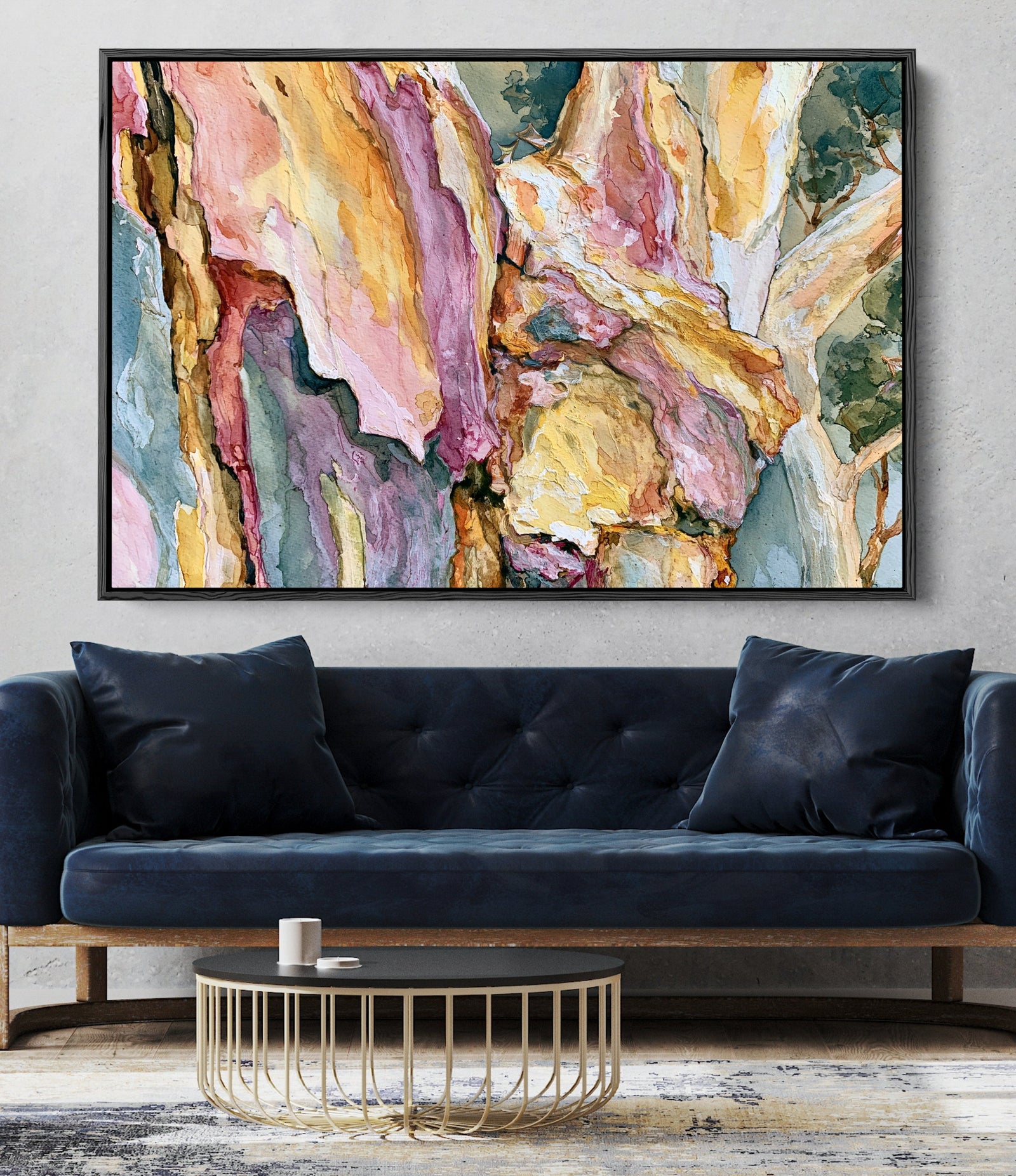 Lavender Bark I by IHeartStudio - Australian Eucalypt Canvas Print