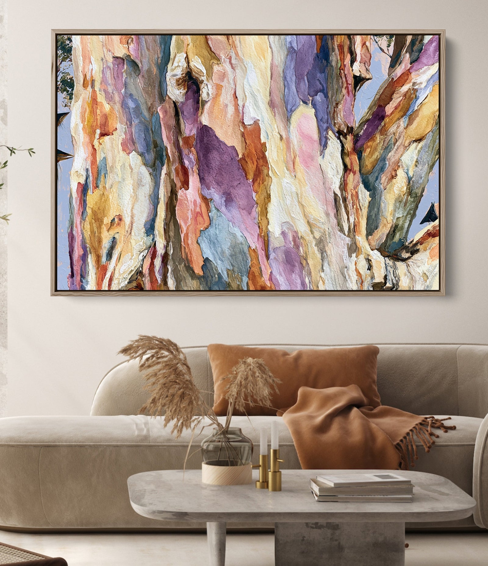 Lavender Bark II by IHeartStudio - Australian Eucalypt Canvas Print