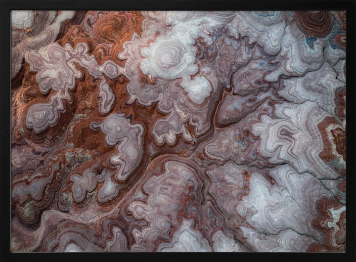 Layered Stone Abstract - Stretched Canvas, Poster or Fine Art Print - I Heart Wall Art - Poster Print, Canvas Print or Framed Art Print