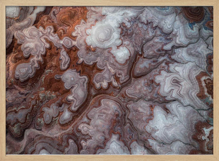 Layered Stone Abstract - Stretched Canvas, Poster or Fine Art Print - I Heart Wall Art - Poster Print, Canvas Print or Framed Art Print