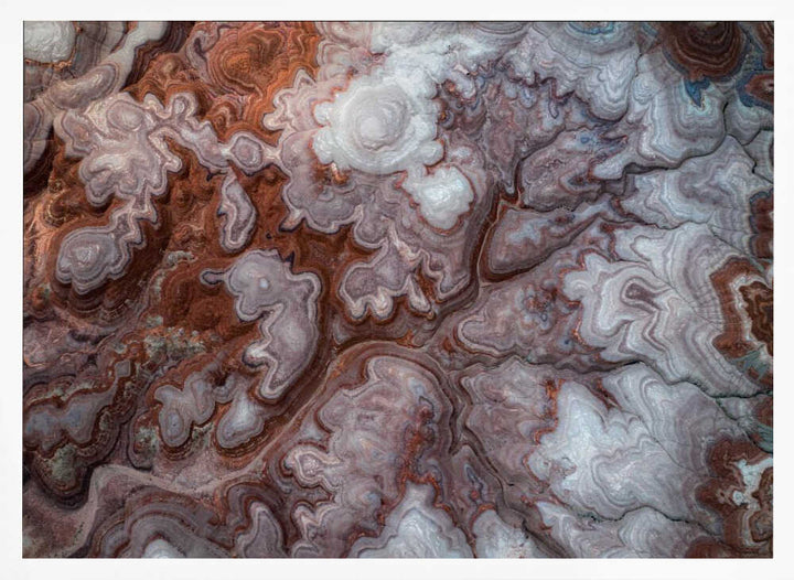 Layered Stone Abstract - Stretched Canvas, Poster or Fine Art Print - I Heart Wall Art - Poster Print, Canvas Print or Framed Art Print