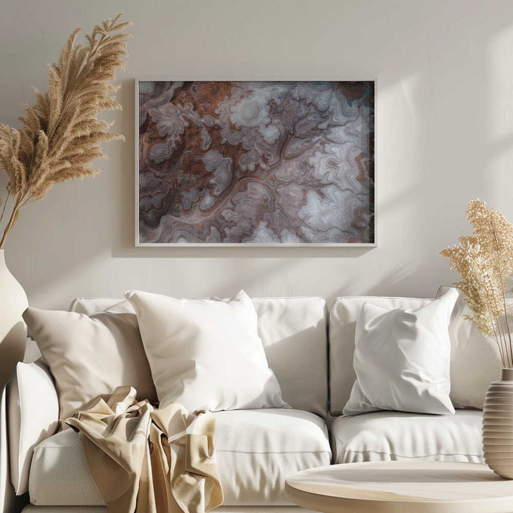 Layered Stone Abstract - Stretched Canvas, Poster or Fine Art Print - I Heart Wall Art - Poster Print, Canvas Print or Framed Art Print