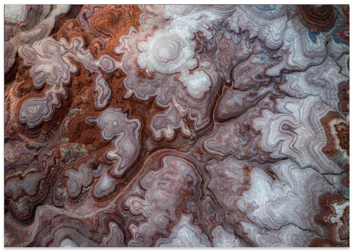Layered Stone Abstract - Stretched Canvas, Poster or Fine Art Print - I Heart Wall Art - Poster Print, Canvas Print or Framed Art Print