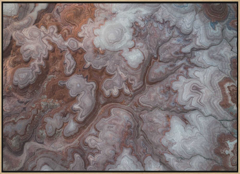 Layered Stone Abstract - Stretched Canvas, Poster or Fine Art Print - I Heart Wall Art - Poster Print, Canvas Print or Framed Art Print
