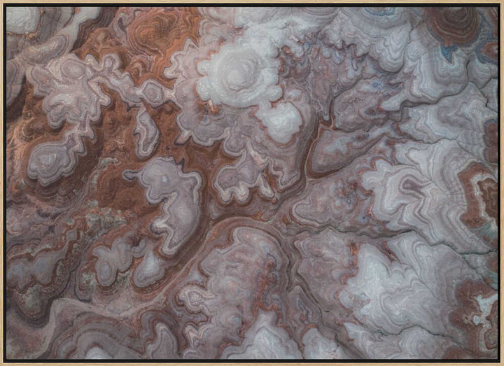 Layered Stone Abstract - Stretched Canvas, Poster or Fine Art Print - I Heart Wall Art - Poster Print, Canvas Print or Framed Art Print