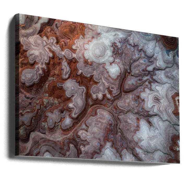 Layered Stone Abstract - Stretched Canvas, Poster or Fine Art Print - I Heart Wall Art - Poster Print, Canvas Print or Framed Art Print