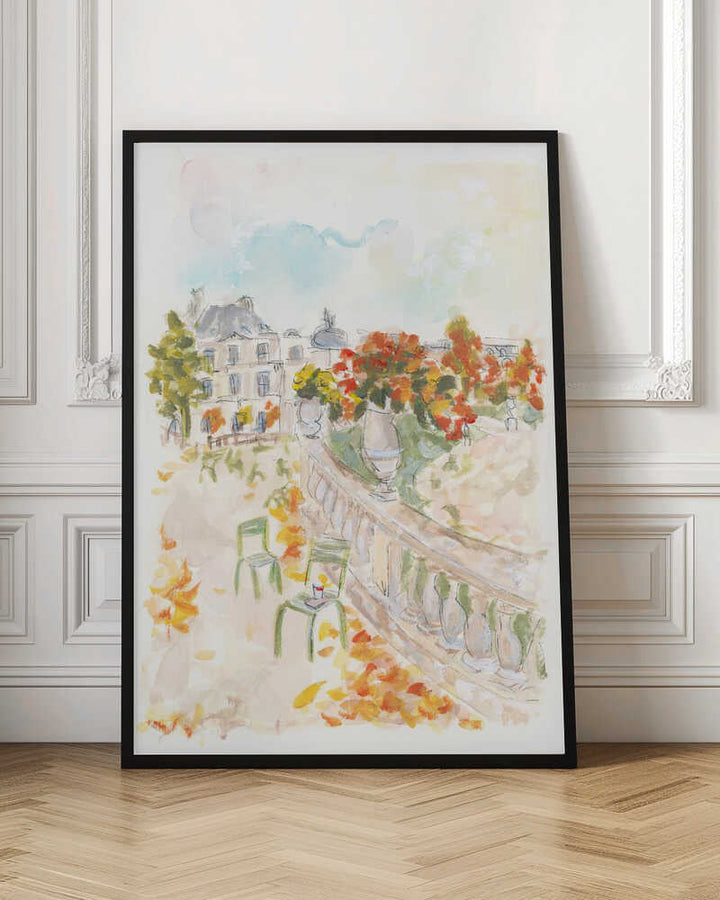 Le Jardin Du Luxembourg - Stretched Canvas Poster or Fine Art Print