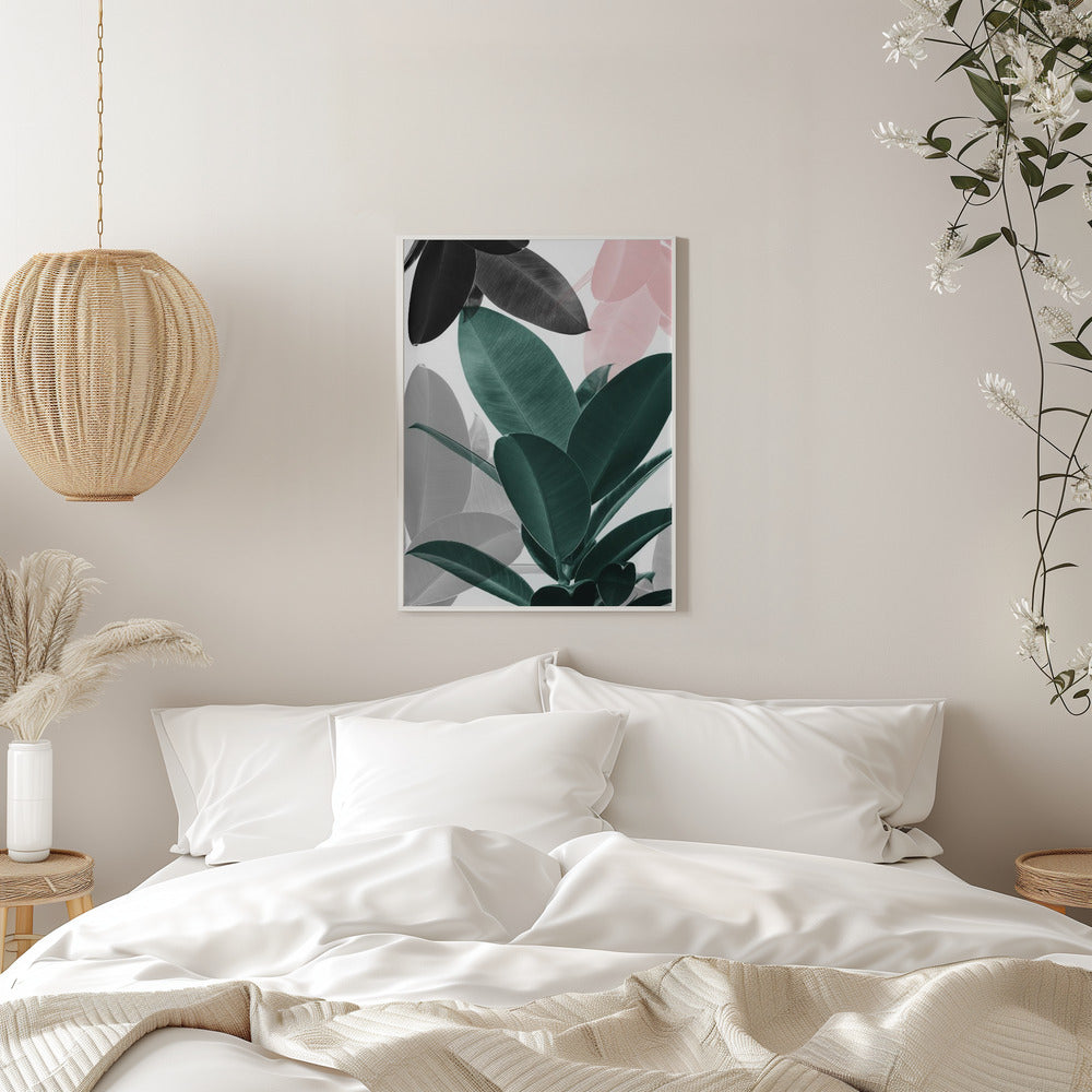 Leaf Play - Stretched Canvas, Poster or Fine Art Print I Heart Wall Art