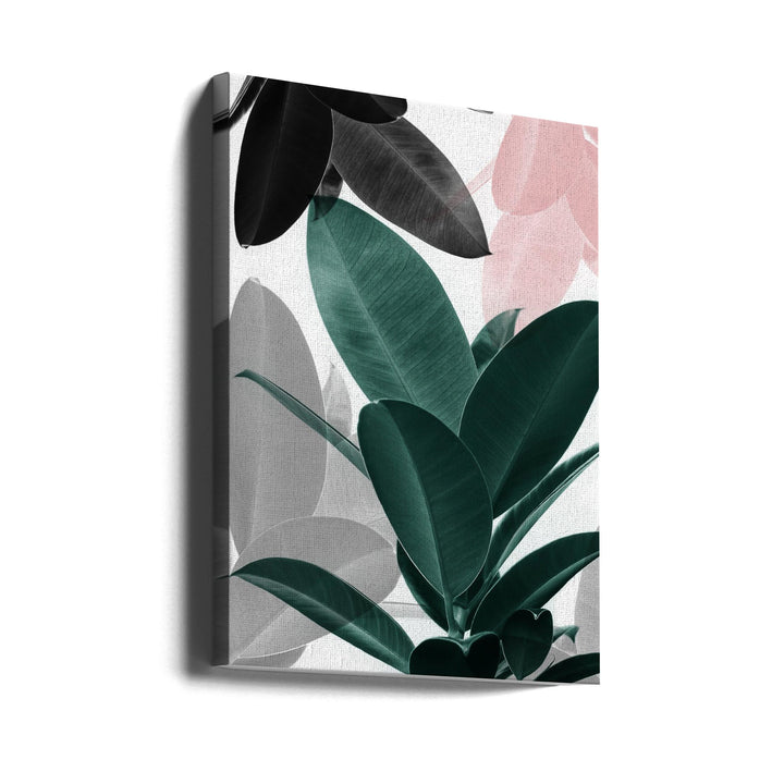 Leaf Play - Stretched Canvas, Poster or Fine Art Print I Heart Wall Art