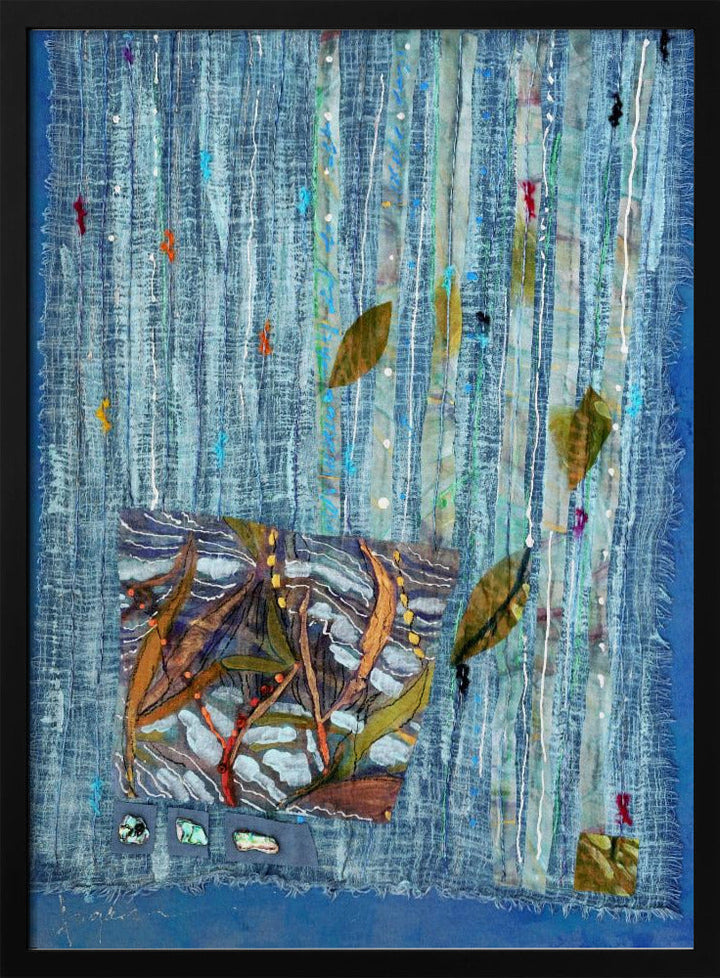 Leafy Whispers - Stretched Canvas, Poster or Fine Art Print I Heart Wall Art