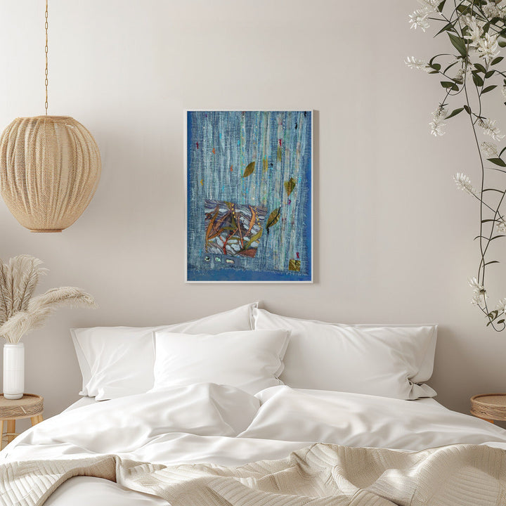 Leafy Whispers - Stretched Canvas, Poster or Fine Art Print I Heart Wall Art