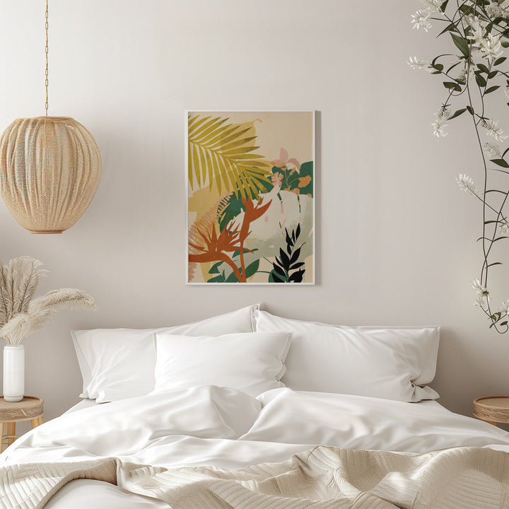 Leaves 24. Januar 2021 20 Hell - Stretched Canvas, Poster or Fine Art Print I Heart Wall Art
