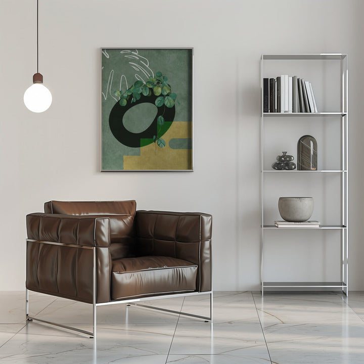 Leaves More 4 Greenery - Stretched Canvas, Poster or Fine Art Print I Heart Wall Art