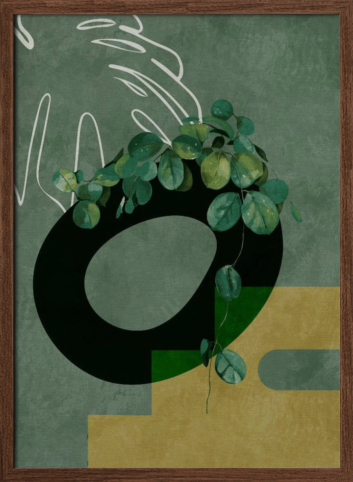 Leaves More 4 Greenery - Stretched Canvas, Poster or Fine Art Print I Heart Wall Art