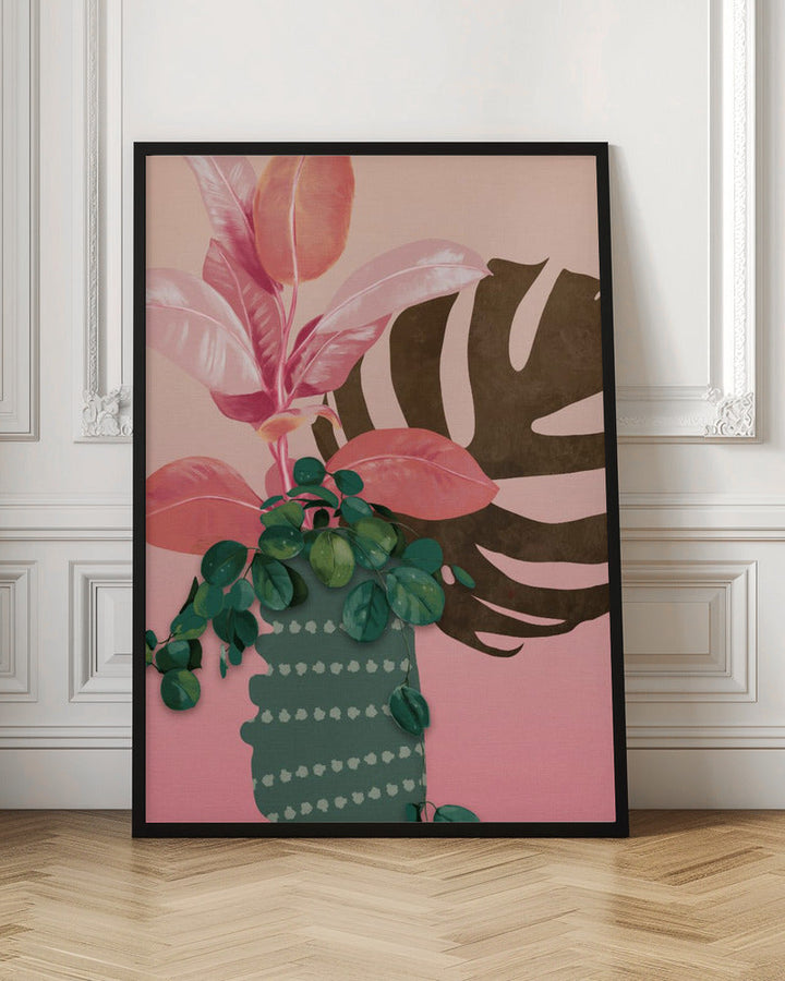 Leaves More 6 Kopie - Stretched Canvas, Poster or Fine Art Print I Heart Wall Art