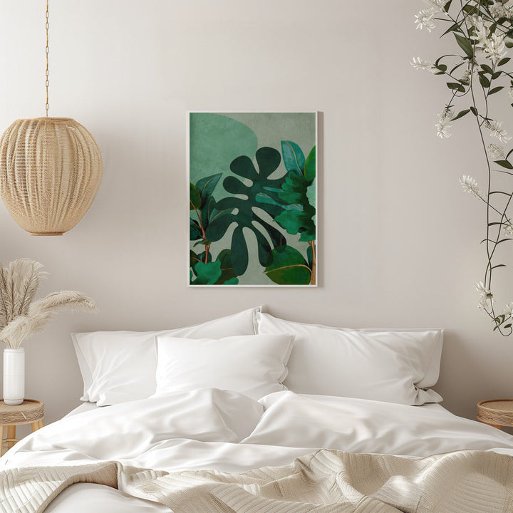 Leaves More 8 Kopie - Stretched Canvas, Poster or Fine Art Print I Heart Wall Art
