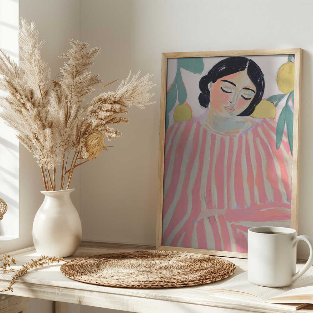 Lemon Daydreams - Stretched Canvas, Poster or Fine Art Print - I Heart Wall Art - Poster Print, Canvas Print or Framed Art Print