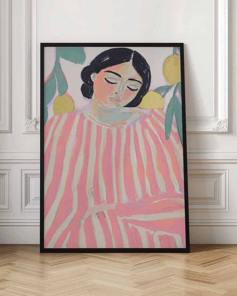 Lemon Daydreams - Stretched Canvas, Poster or Fine Art Print - I Heart Wall Art - Poster Print, Canvas Print or Framed Art Print