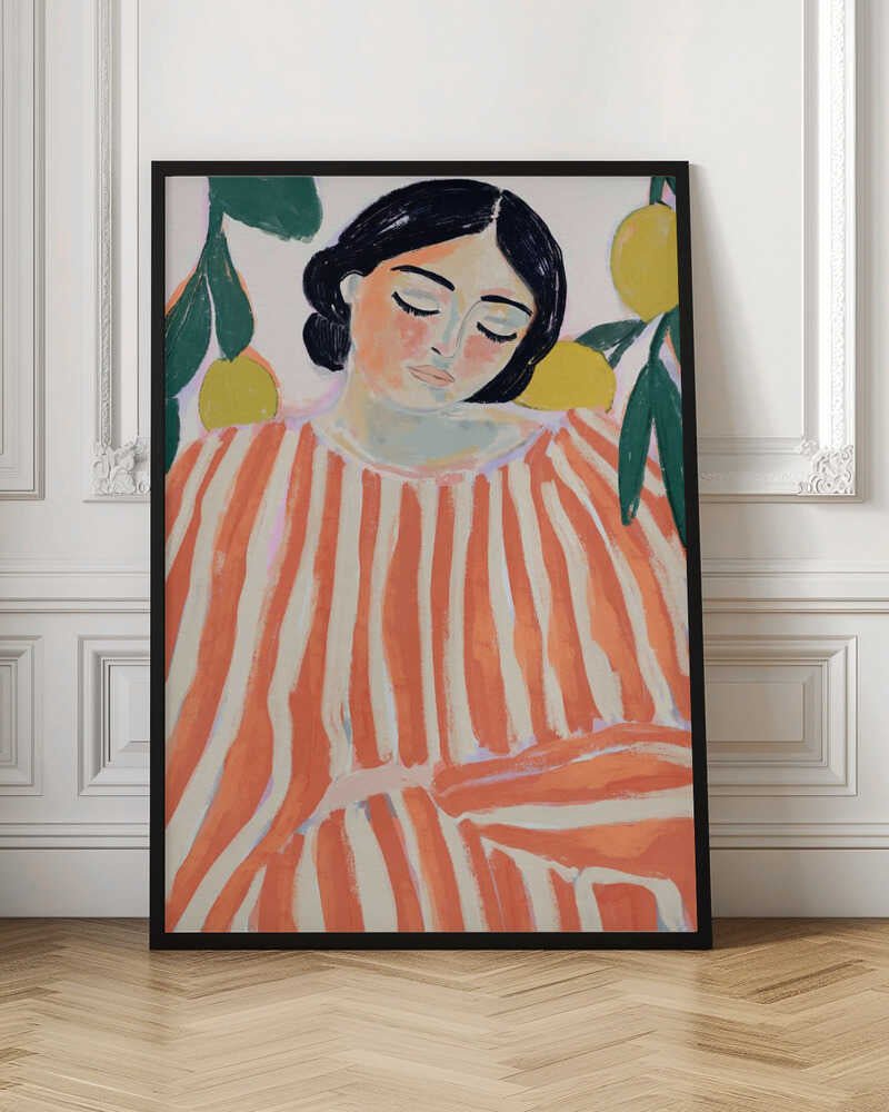 Lemon Dreams - Stretched Canvas, Poster or Fine Art Print - I Heart Wall Art - Poster Print, Canvas Print or Framed Art Print