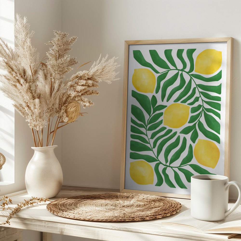 Lemon Grove Vibes - Stretched Canvas, Poster or Fine Art Print - I Heart Wall Art - Poster Print, Canvas Print or Framed Art Print