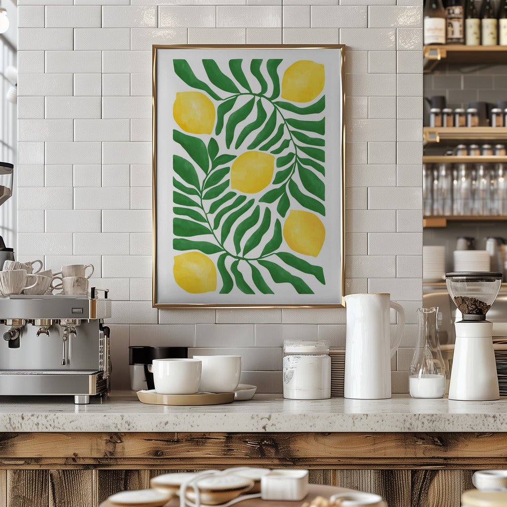 Lemon Grove Vibes - Stretched Canvas, Poster or Fine Art Print - I Heart Wall Art - Poster Print, Canvas Print or Framed Art Print