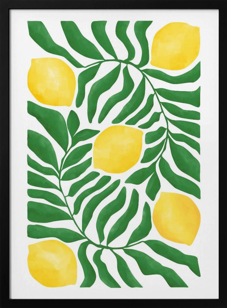 Lemon Grove Vibes - Stretched Canvas, Poster or Fine Art Print - I Heart Wall Art - Poster Print, Canvas Print or Framed Art Print
