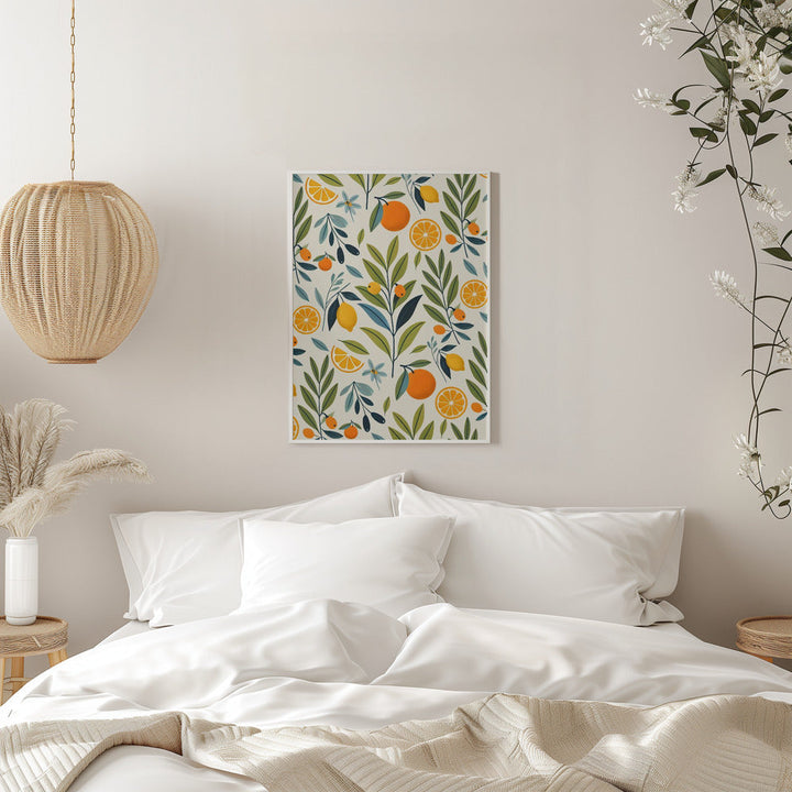 Lemon Orchard Dream - Stretched Canvas, Poster or Fine Art Print I Heart Wall Art