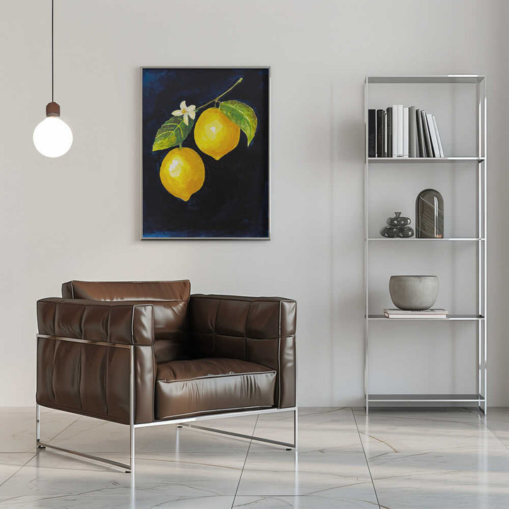 Lemon Study II - Stretched Canvas, Poster or Fine Art Print - I Heart Wall Art - Poster Print, Canvas Print or Framed Art Print
