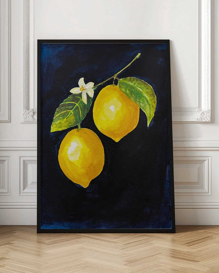 Lemon Study II - Stretched Canvas, Poster or Fine Art Print - I Heart Wall Art - Poster Print, Canvas Print or Framed Art Print