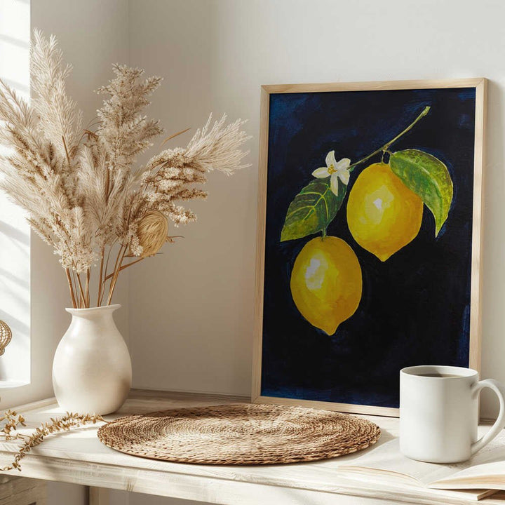 Lemon Study II - Stretched Canvas, Poster or Fine Art Print - I Heart Wall Art - Poster Print, Canvas Print or Framed Art Print