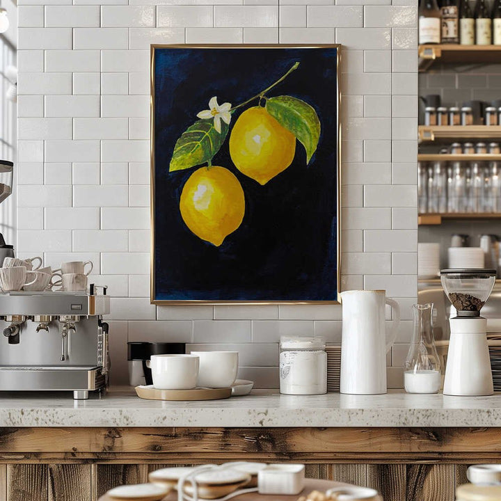 Lemon Study II - Stretched Canvas, Poster or Fine Art Print - I Heart Wall Art - Poster Print, Canvas Print or Framed Art Print