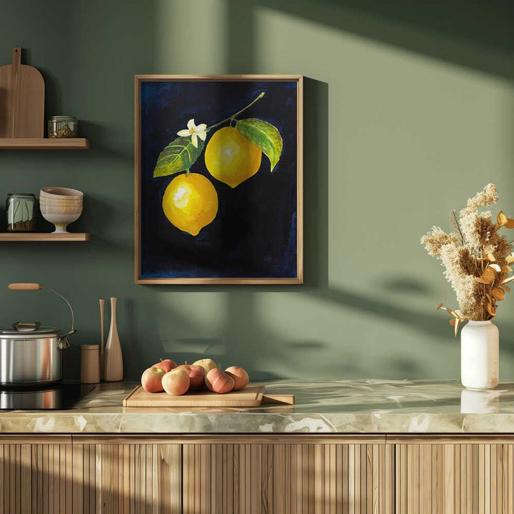 Lemon Study II - Stretched Canvas, Poster or Fine Art Print - I Heart Wall Art - Poster Print, Canvas Print or Framed Art Print