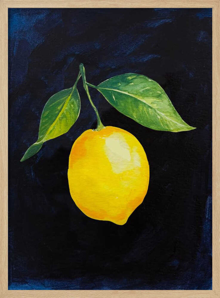 Lemon Study III - Stretched Canvas, Poster or Fine Art Print - I Heart Wall Art - Poster Print, Canvas Print or Framed Art Print