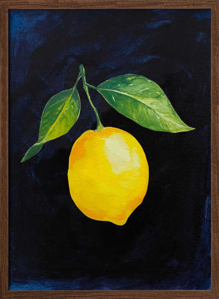Lemon Study III - Stretched Canvas, Poster or Fine Art Print - I Heart Wall Art - Poster Print, Canvas Print or Framed Art Print