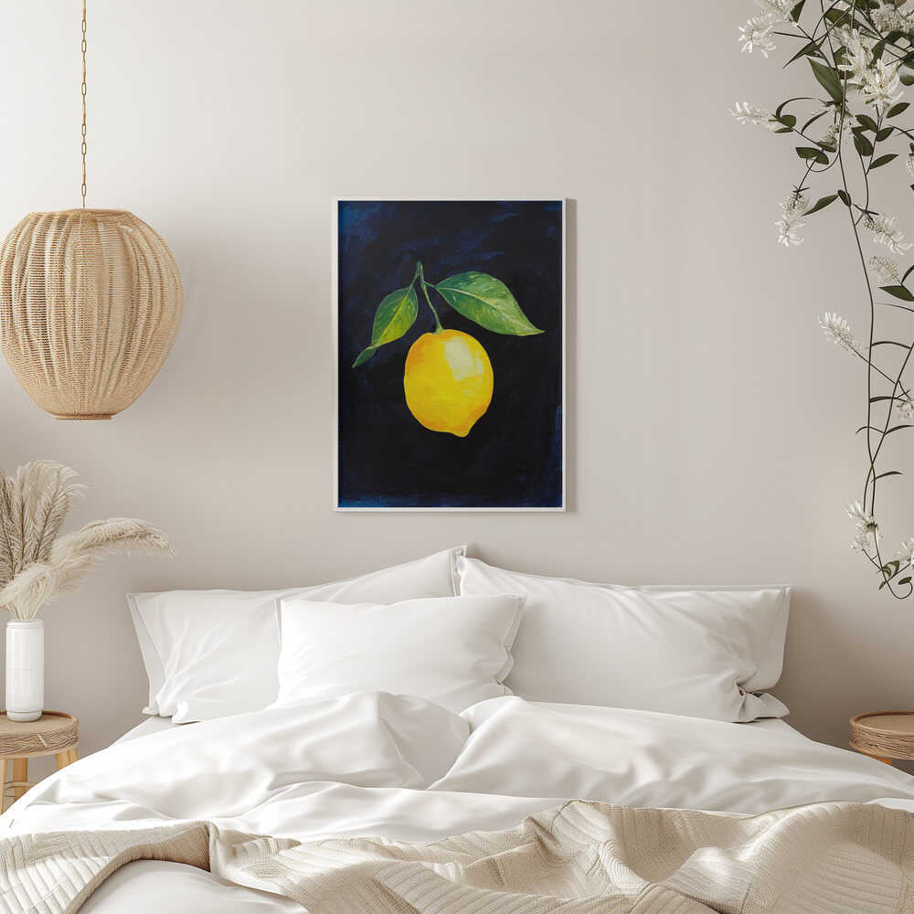 Lemon Study III - Stretched Canvas, Poster or Fine Art Print - I Heart Wall Art - Poster Print, Canvas Print or Framed Art Print