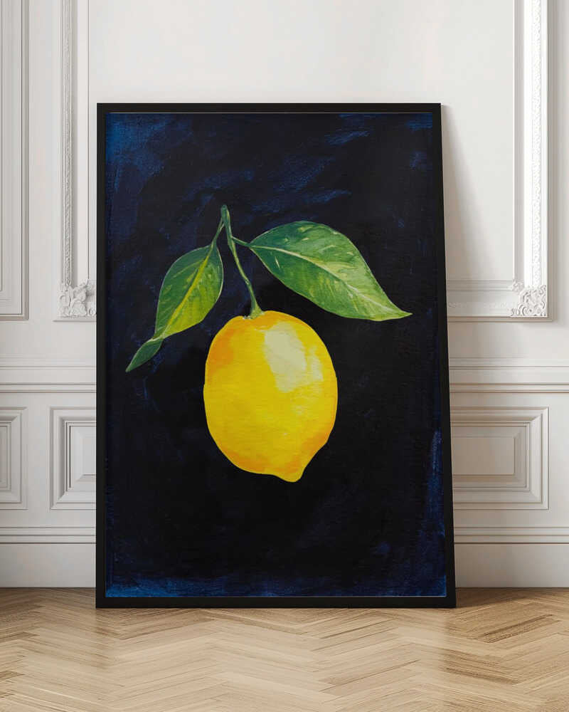 Lemon Study III - Stretched Canvas, Poster or Fine Art Print - I Heart Wall Art - Poster Print, Canvas Print or Framed Art Print