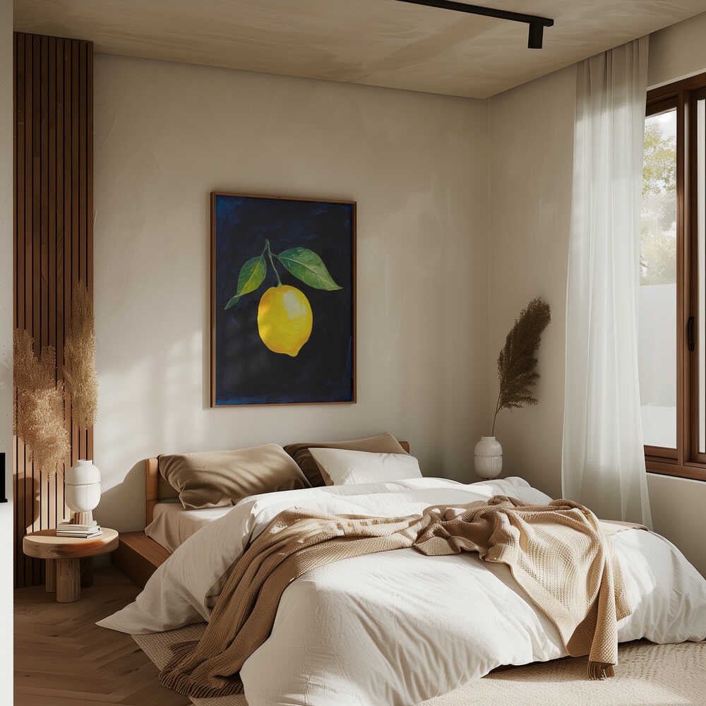 Lemon Study III - Stretched Canvas, Poster or Fine Art Print - I Heart Wall Art - Poster Print, Canvas Print or Framed Art Print