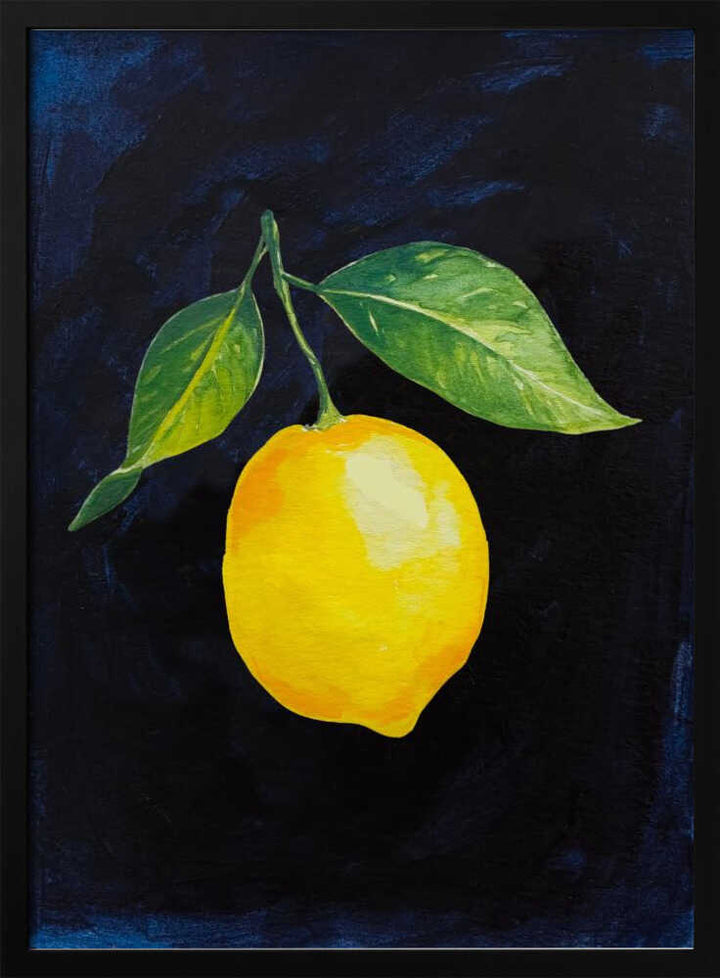 Lemon Study III - Stretched Canvas, Poster or Fine Art Print - I Heart Wall Art - Poster Print, Canvas Print or Framed Art Print