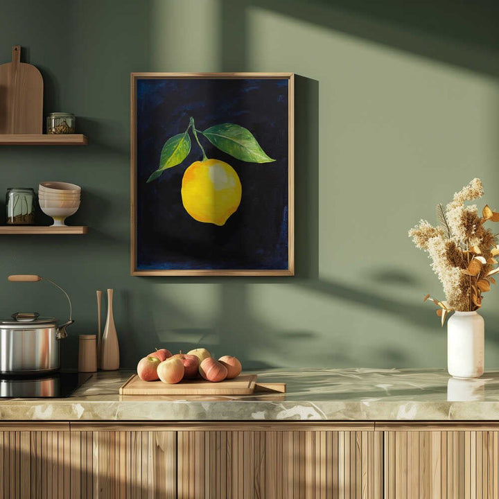 Lemon Study III - Stretched Canvas, Poster or Fine Art Print - I Heart Wall Art - Poster Print, Canvas Print or Framed Art Print