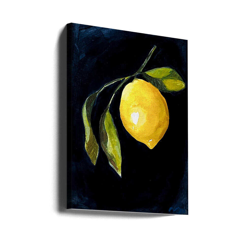Lemon Study IV - Stretched Canvas, Poster or Fine Art Print - I Heart Wall Art - Poster Print, Canvas Print or Framed Art Print