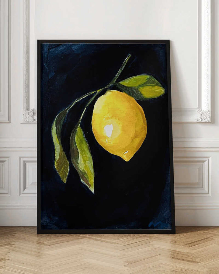 Lemon Study IV - Stretched Canvas, Poster or Fine Art Print - I Heart Wall Art - Poster Print, Canvas Print or Framed Art Print