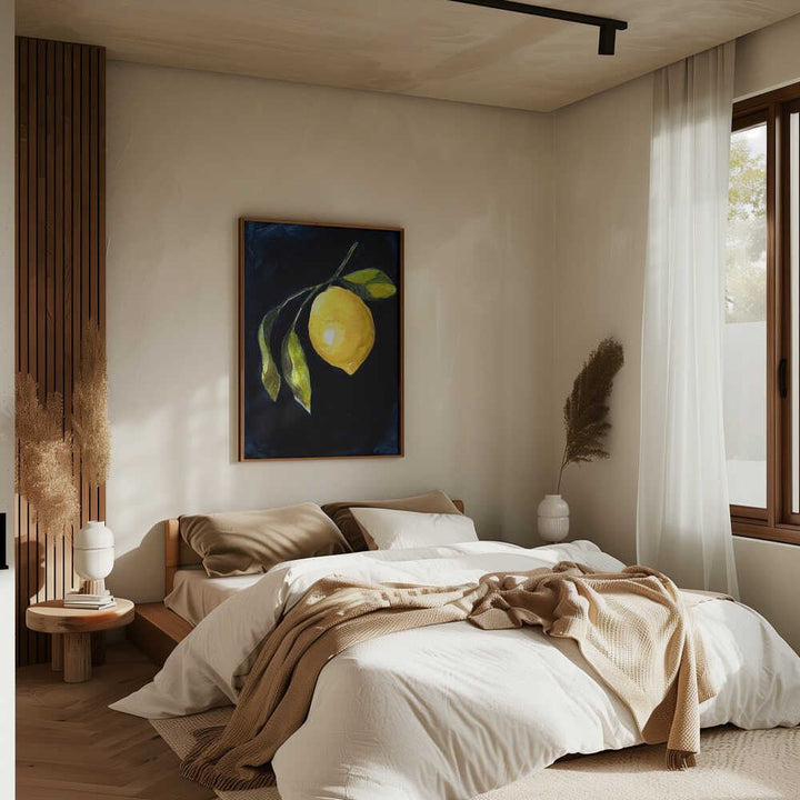 Lemon Study IV - Stretched Canvas, Poster or Fine Art Print - I Heart Wall Art - Poster Print, Canvas Print or Framed Art Print