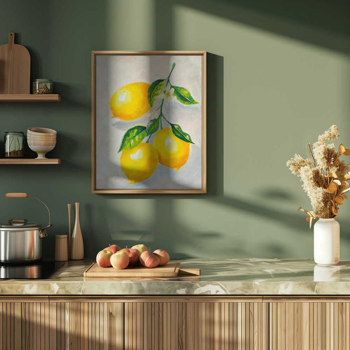 Lemon Study - Stretched Canvas, Poster or Fine Art Print - I Heart Wall Art - Poster Print, Canvas Print or Framed Art Print
