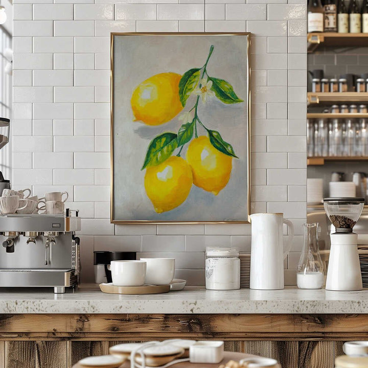 Lemon Study - Stretched Canvas, Poster or Fine Art Print - I Heart Wall Art - Poster Print, Canvas Print or Framed Art Print