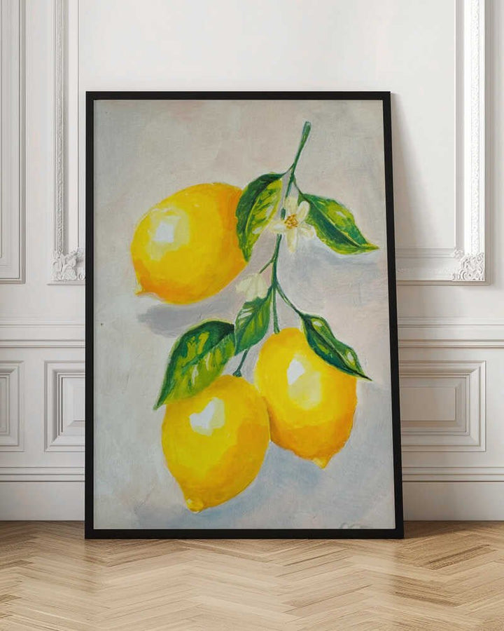 Lemon Study - Stretched Canvas, Poster or Fine Art Print - I Heart Wall Art - Poster Print, Canvas Print or Framed Art Print