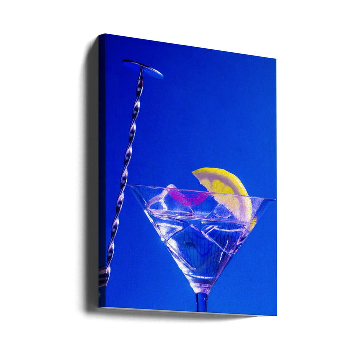 Lemon Twist Martini - Stretched Canvas, Poster or Fine Art Print I Heart Wall Art