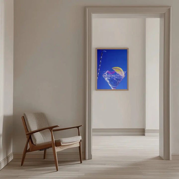 Lemon Twist Martini - Stretched Canvas, Poster or Fine Art Print I Heart Wall Art