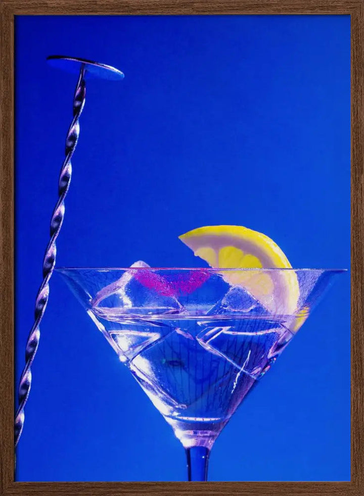Lemon Twist Martini - Stretched Canvas, Poster or Fine Art Print I Heart Wall Art