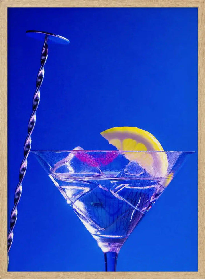 Lemon Twist Martini - Stretched Canvas, Poster or Fine Art Print I Heart Wall Art